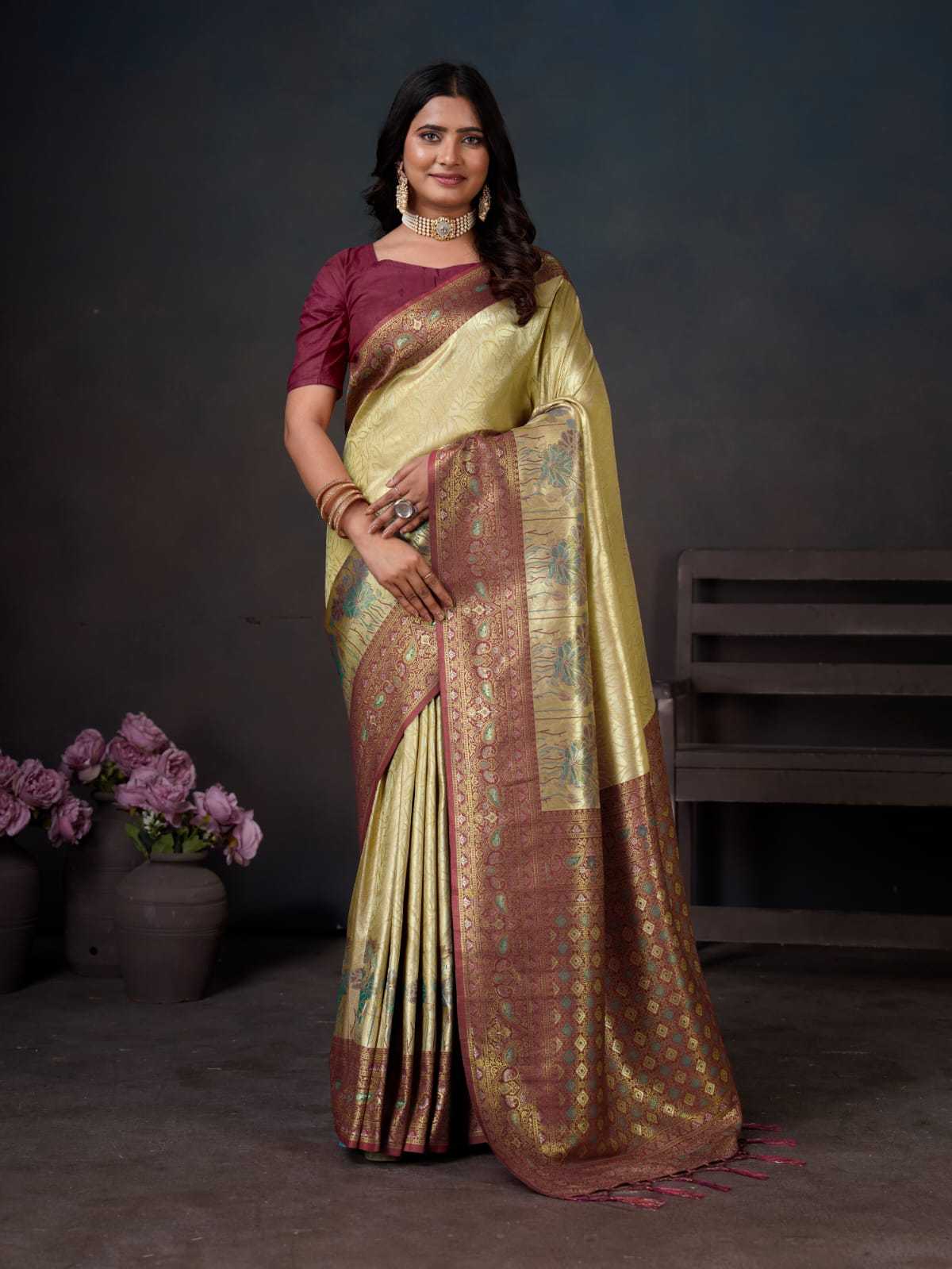 YNF Wholesale Tissue Silk Soft Silk Sarees KESH692 SITA | Surat Manufacturer