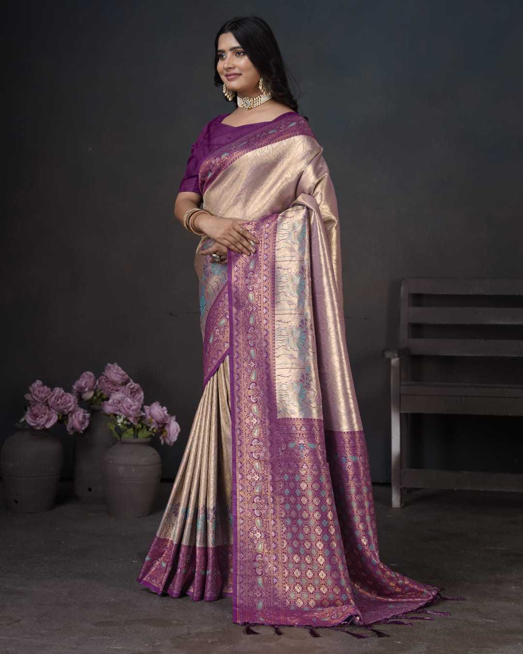 YNF Wholesale Tissue Silk Soft Silk Sarees KESH692 SITA | Surat Manufacturer