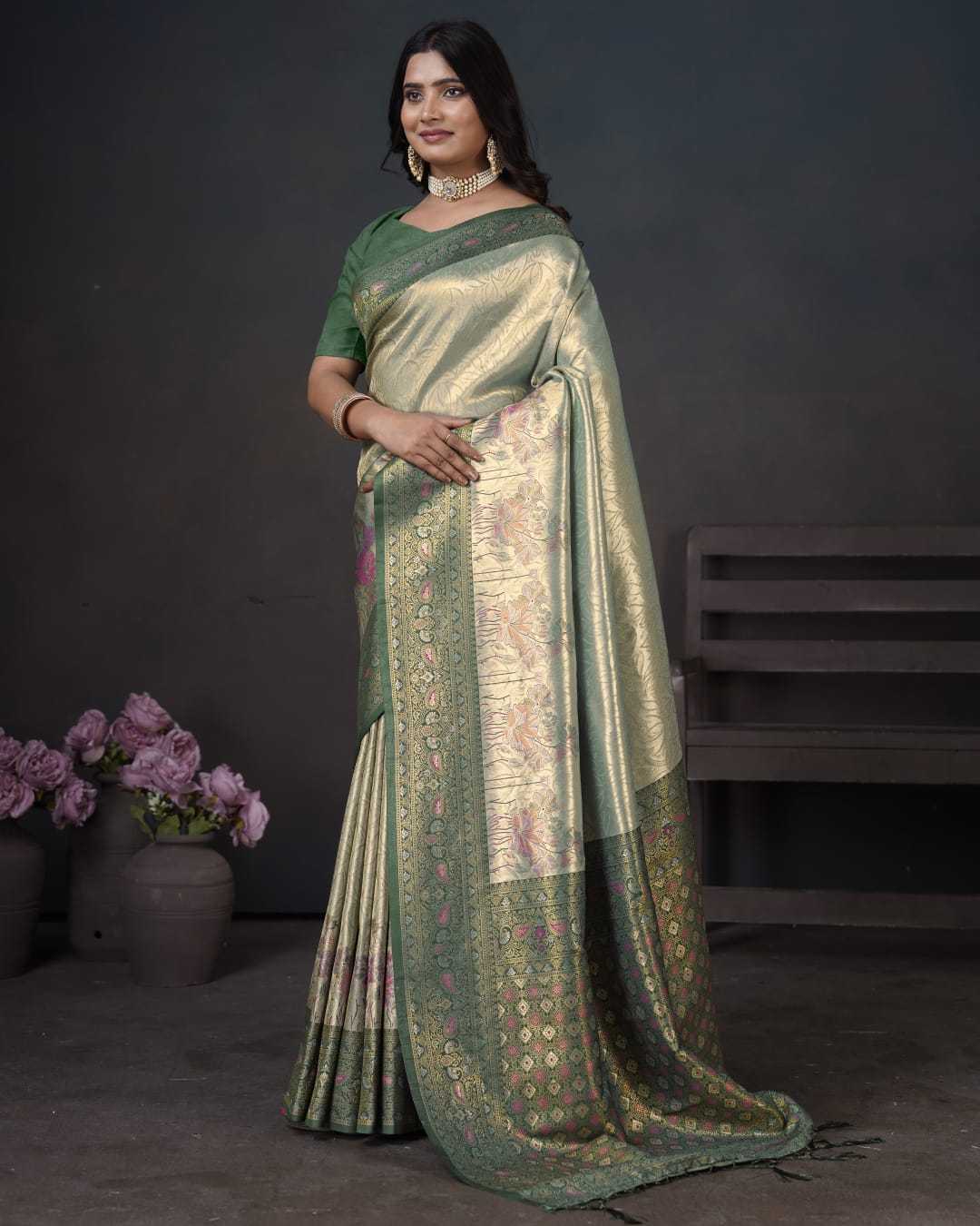 YNF Wholesale Tissue Silk Soft Silk Sarees KESH692 SITA | Surat Manufacturer