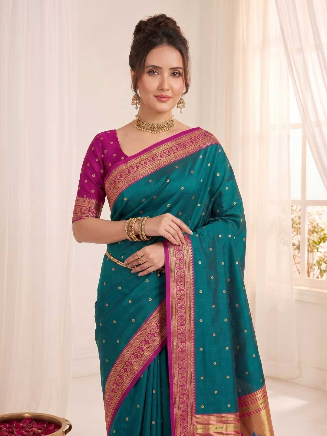 YNF Wholesale Paithani Silk Paithani Sarees  | Surat Manufacturer