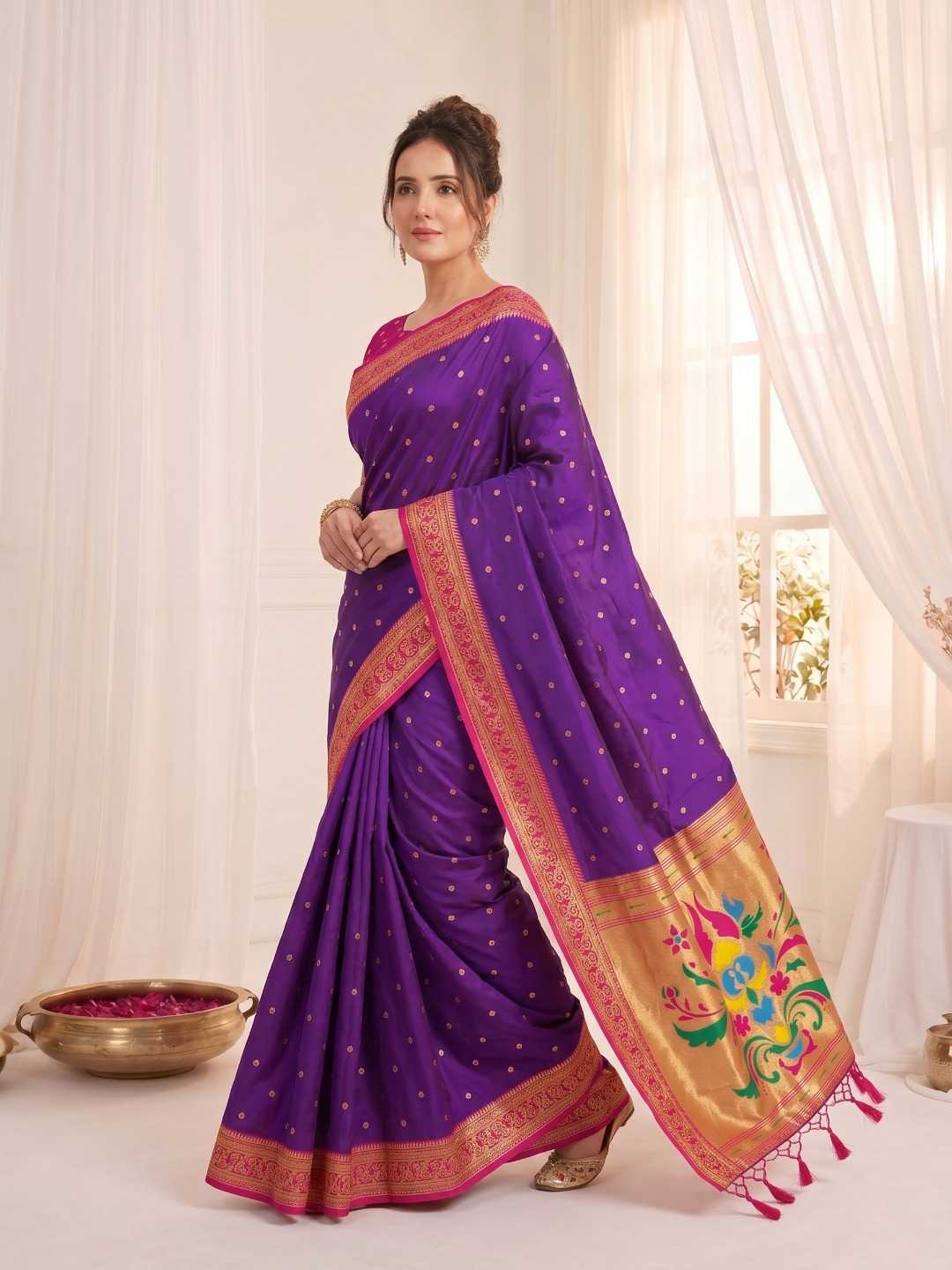YNF Wholesale Paithani Silk Paithani Sarees  | Surat Manufacturer