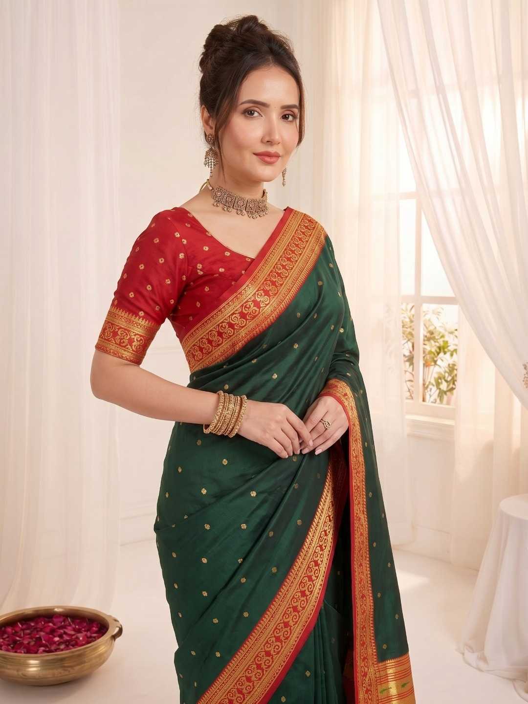YNF Wholesale Paithani Silk Paithani Sarees  | Surat Manufacturer