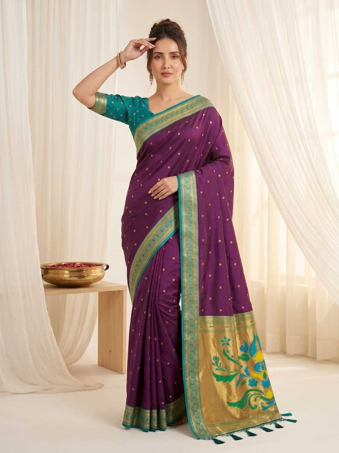 YNF Wholesale Paithani Silk Paithani Sarees  | Surat Manufacturer