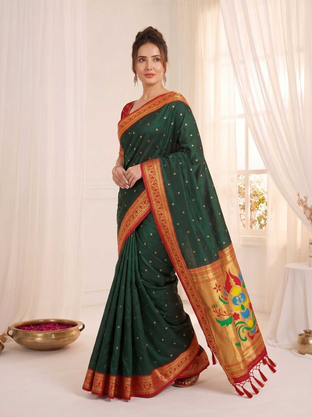 YNF Wholesale Paithani Silk Paithani Sarees  | Surat Manufacturer