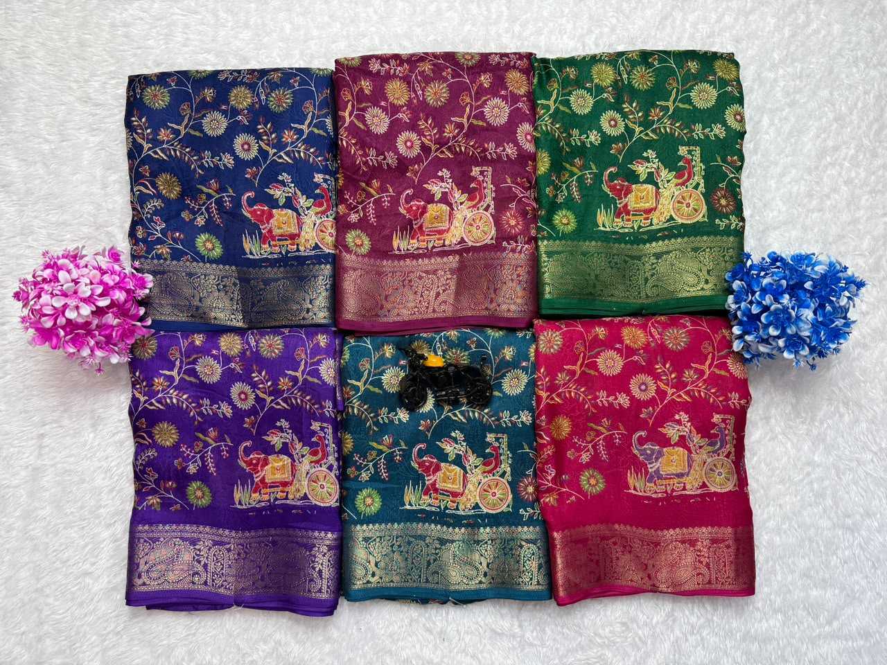 YNF Wholesale Georgette Georgette Sarees  | Surat Manufacturer