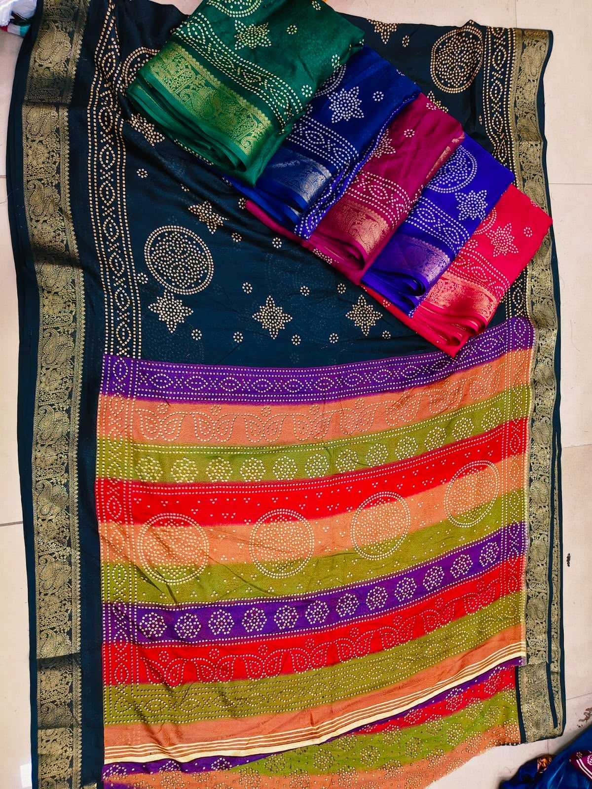 YNF Wholesale Georgette Designer Sarees  | Surat Manufacturer