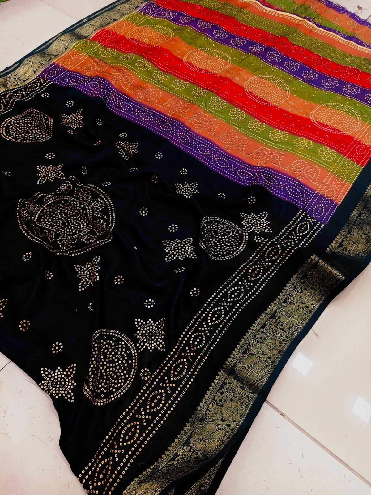 YNF Wholesale Georgette Designer Sarees  | Surat Manufacturer