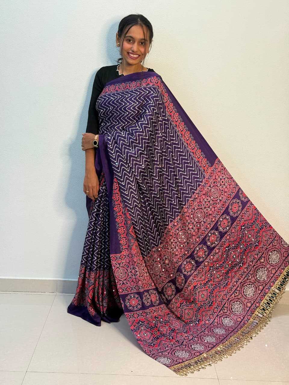 YNF Wholesale Japan Sartin Designer Sarees KESH693 Thunder | Surat Manufacturer