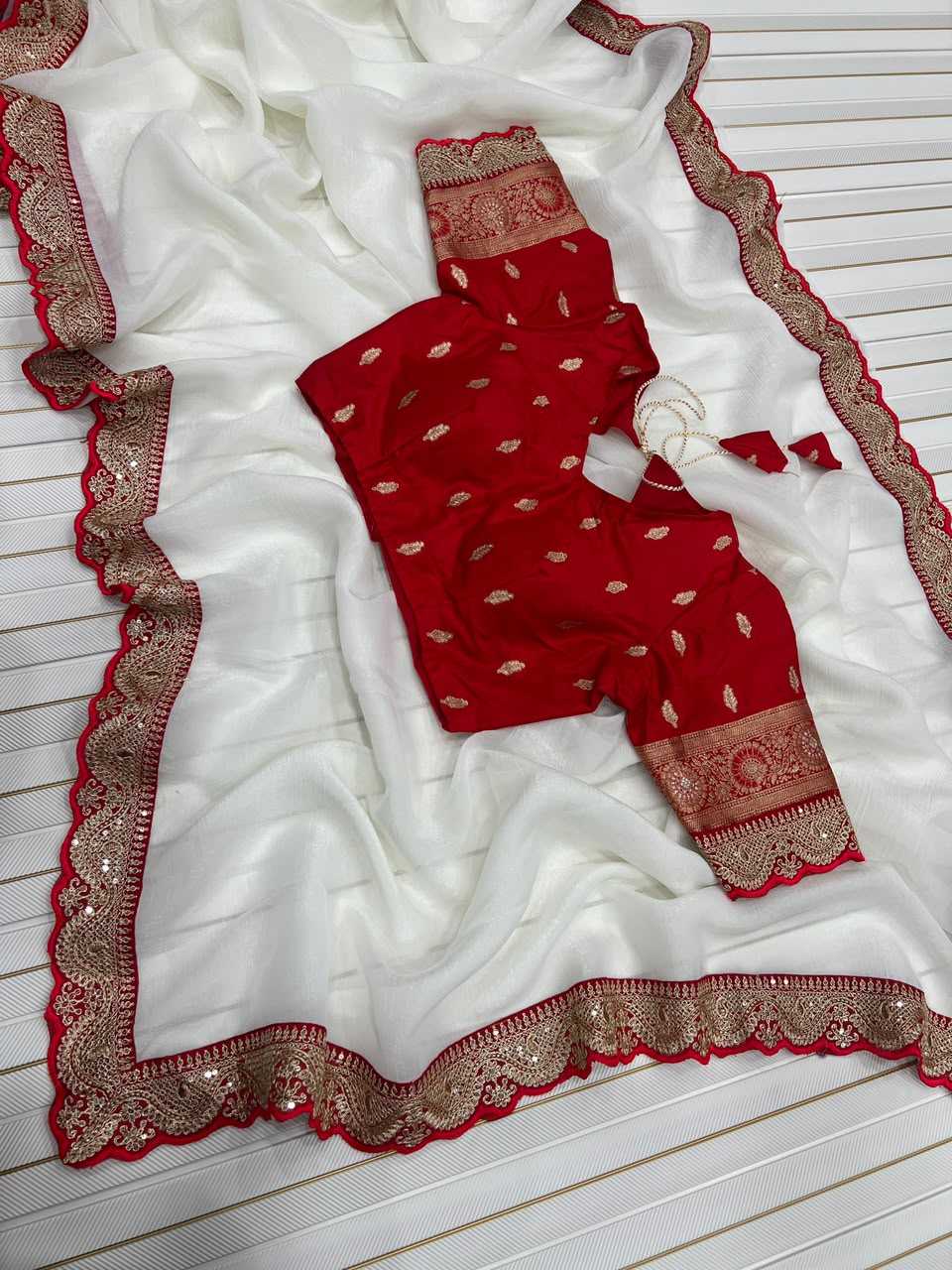 YNF Wholesale Chiffon Designer Sarees KESH699 Dhruvisha | Surat Manufacturer