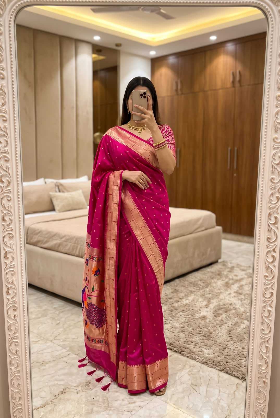 YNF Wholesale Soft Silk Zari Border Sarees KESH700 Gold | Surat Manufacturer