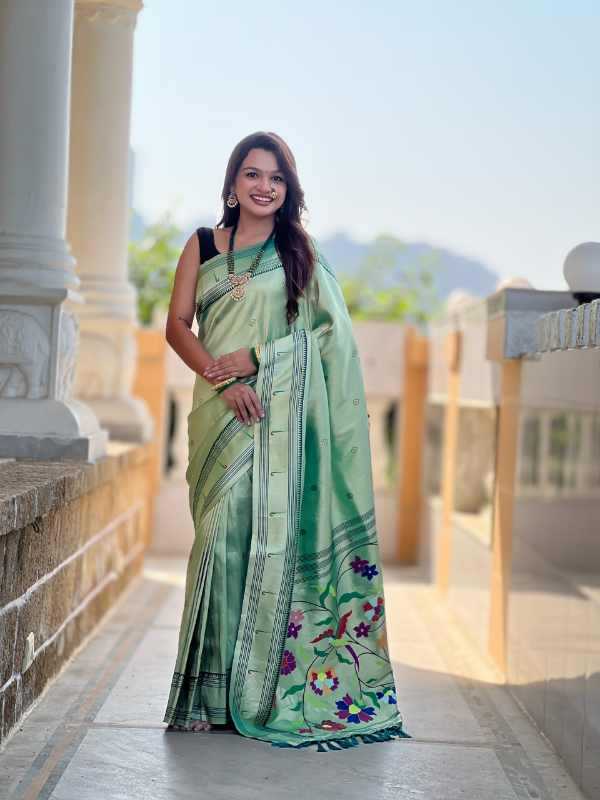 YNF Wholesale Tissue Tissue Silk Saree KESH700 Zari | Surat Manufacturer