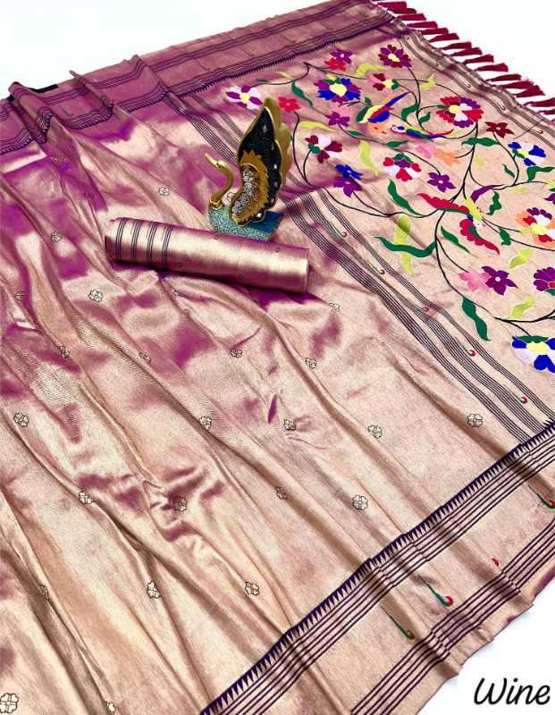 YNF Wholesale Tissue Tissue Silk Saree KESH700 Zari | Surat Manufacturer