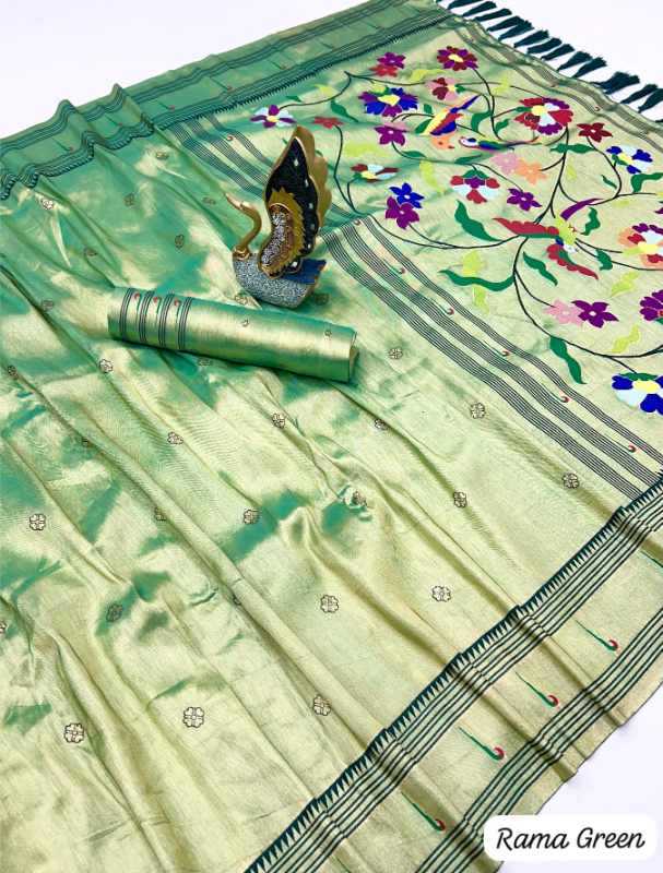 YNF Wholesale Tissue Tissue Silk Saree KESH700 Zari | Surat Manufacturer