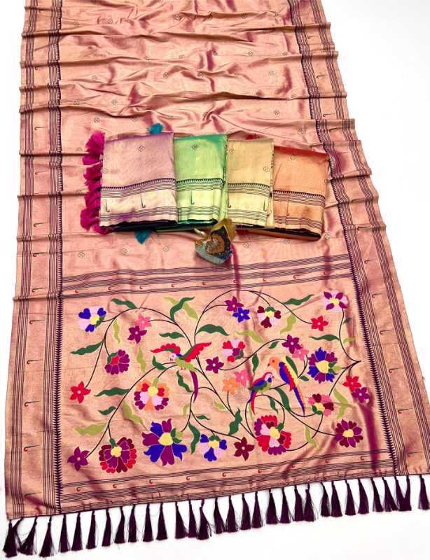 YNF Wholesale Tissue Tissue Silk Saree KESH700 Zari | Surat Manufacturer