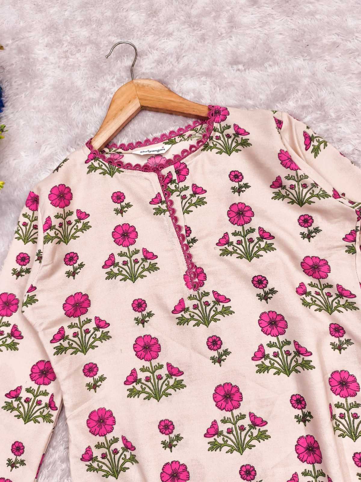 YNF Wholesale Rayon Printed Kurtis  | Surat Manufacturer