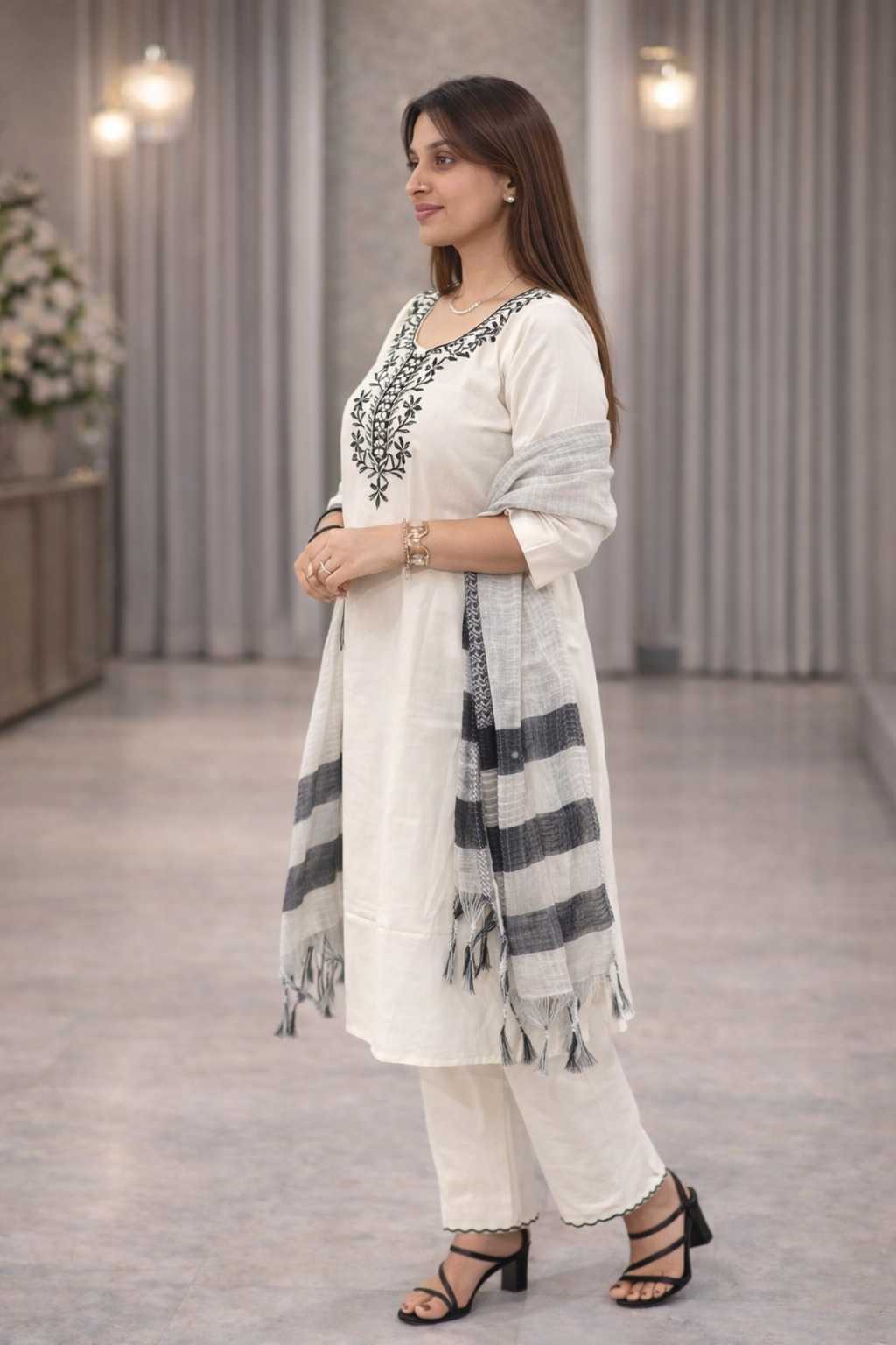 YNF Wholesale Khadi Cotton Festive Kurtis  | Surat Manufacturer