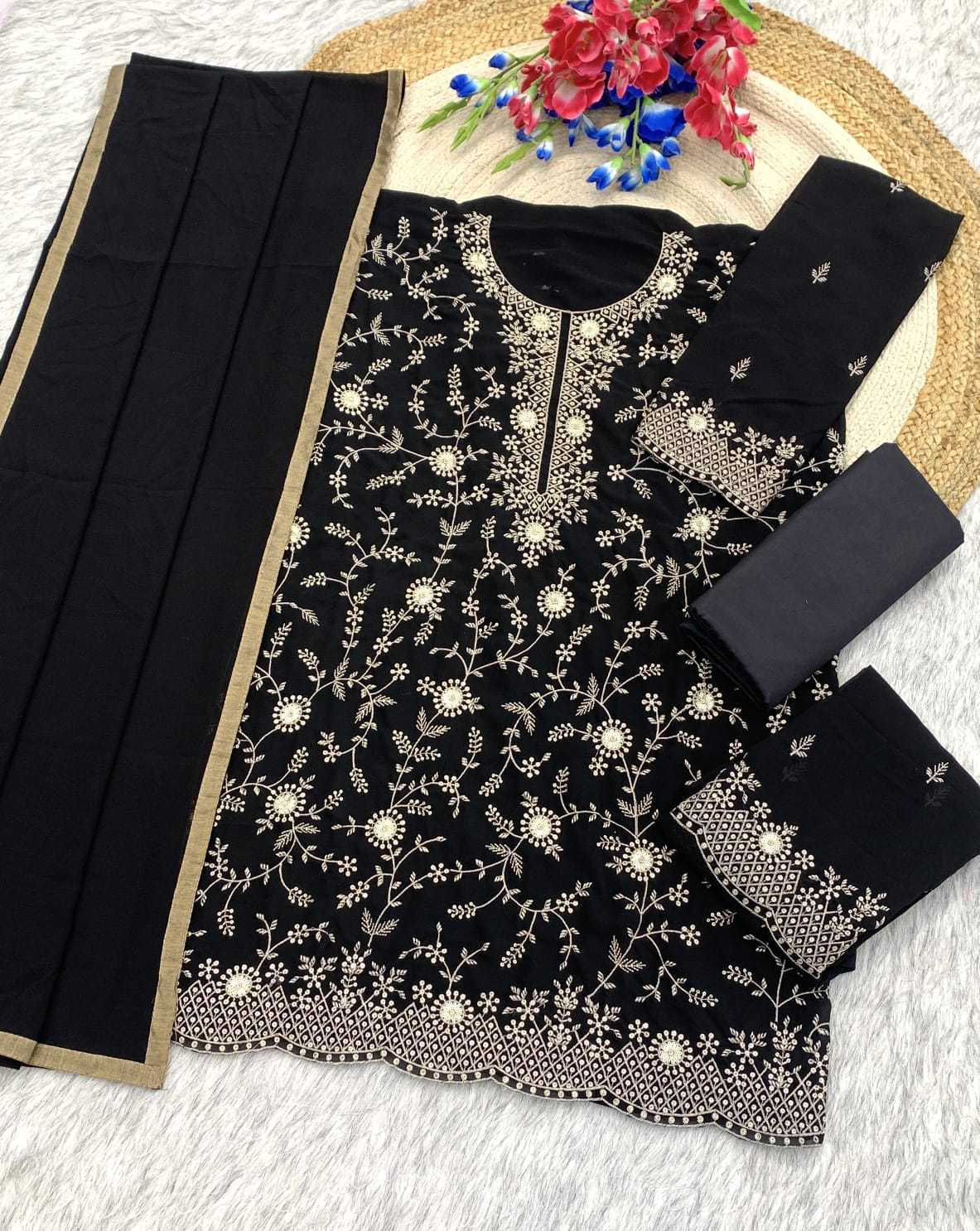 YNF Wholesale Heavy Silk Embroidery Suits  | Surat Manufacturer