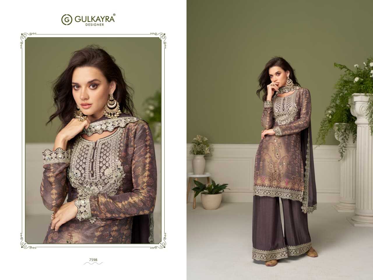 YNF Wholesale Chinon Silk Embroidery Suits  | Surat Manufacturer