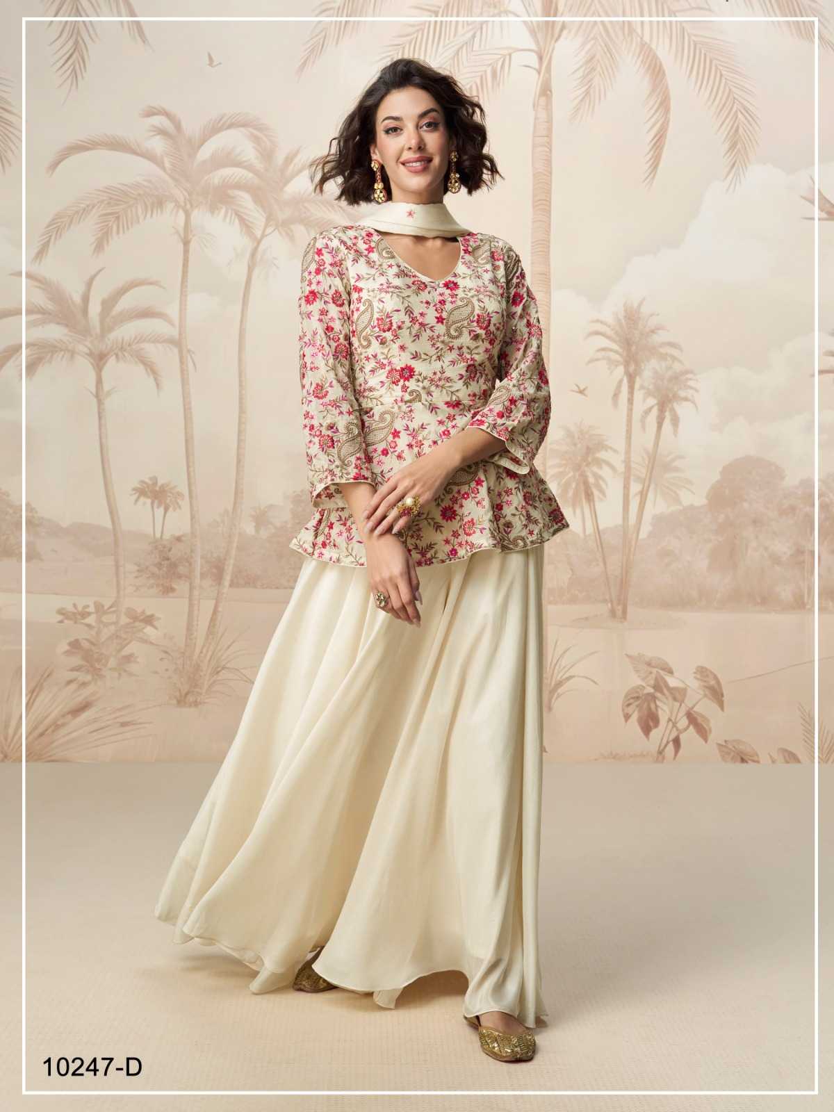YNF Wholesale Chinon Ladies Suits  | Surat Manufacturer
