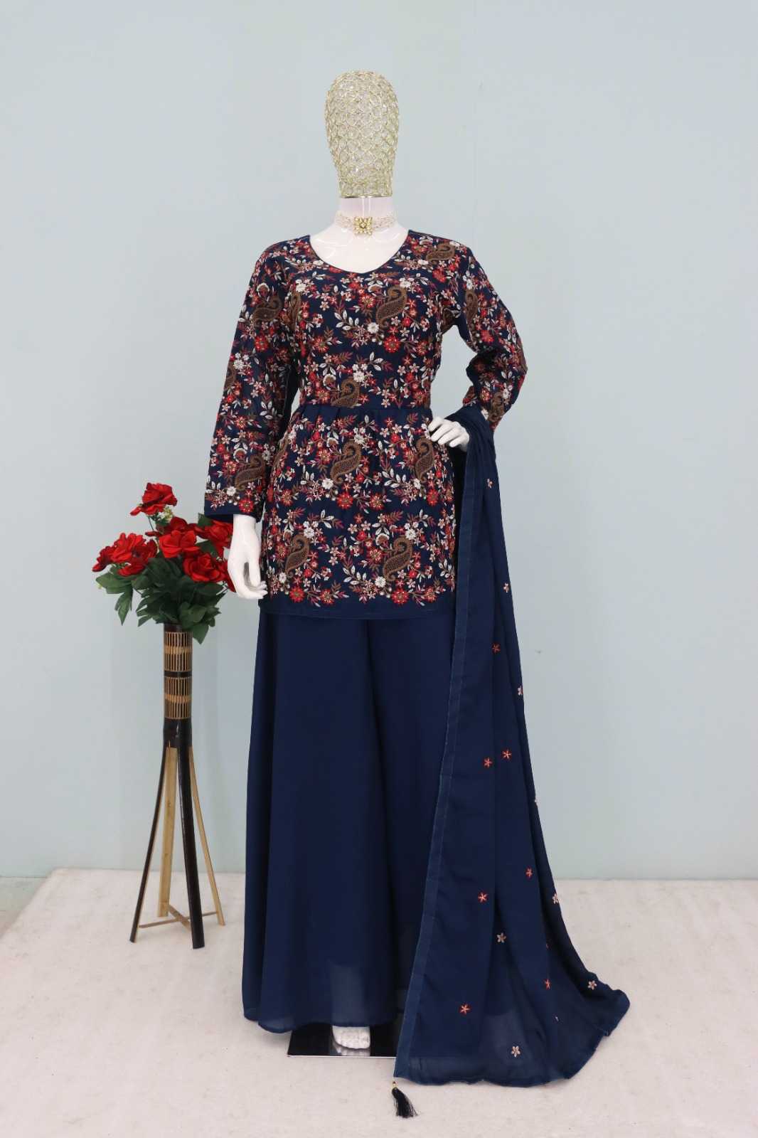 YNF Wholesale Chinon Ladies Suits  | Surat Manufacturer