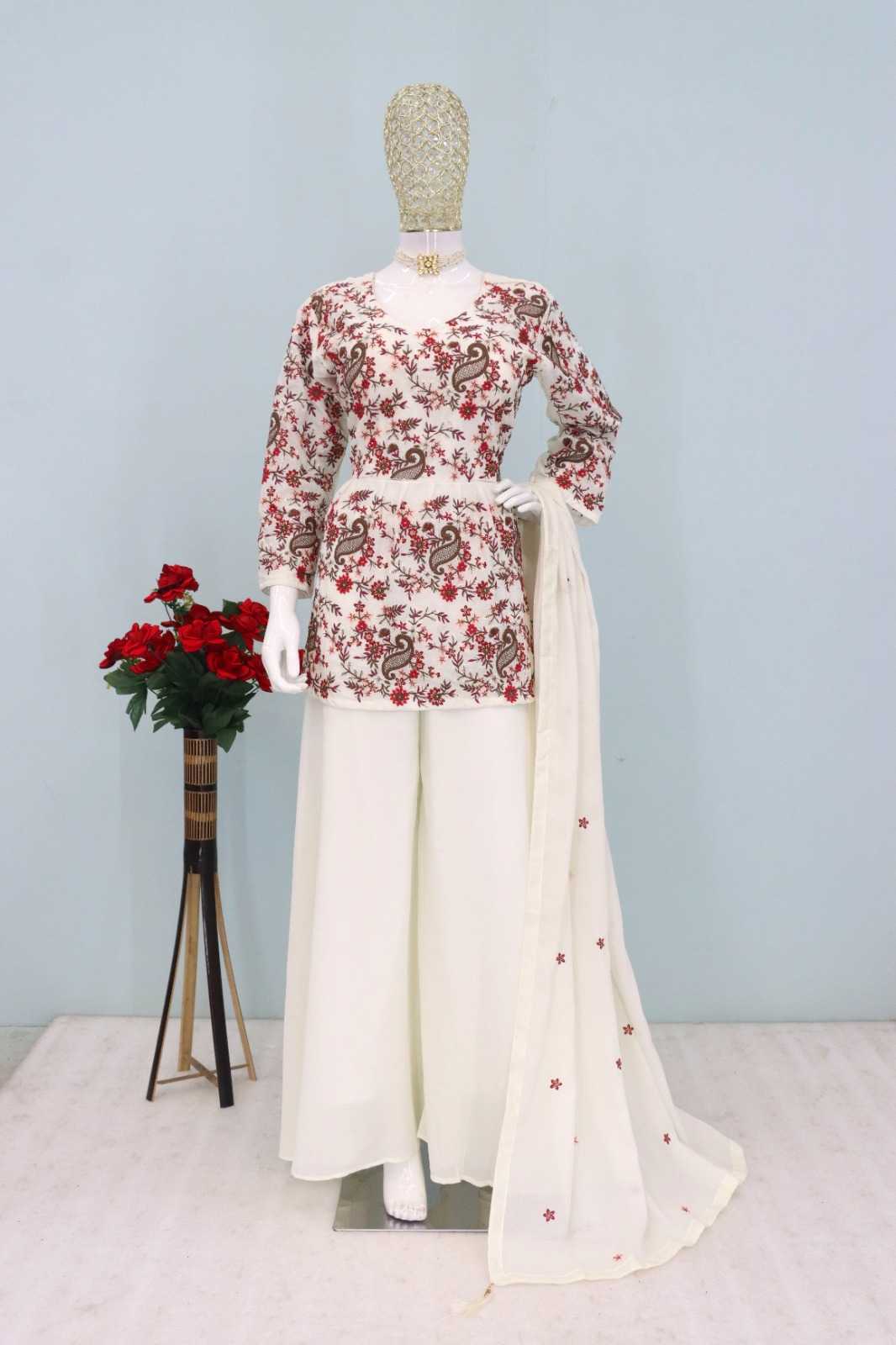 YNF Wholesale Chinon Ladies Suits  | Surat Manufacturer
