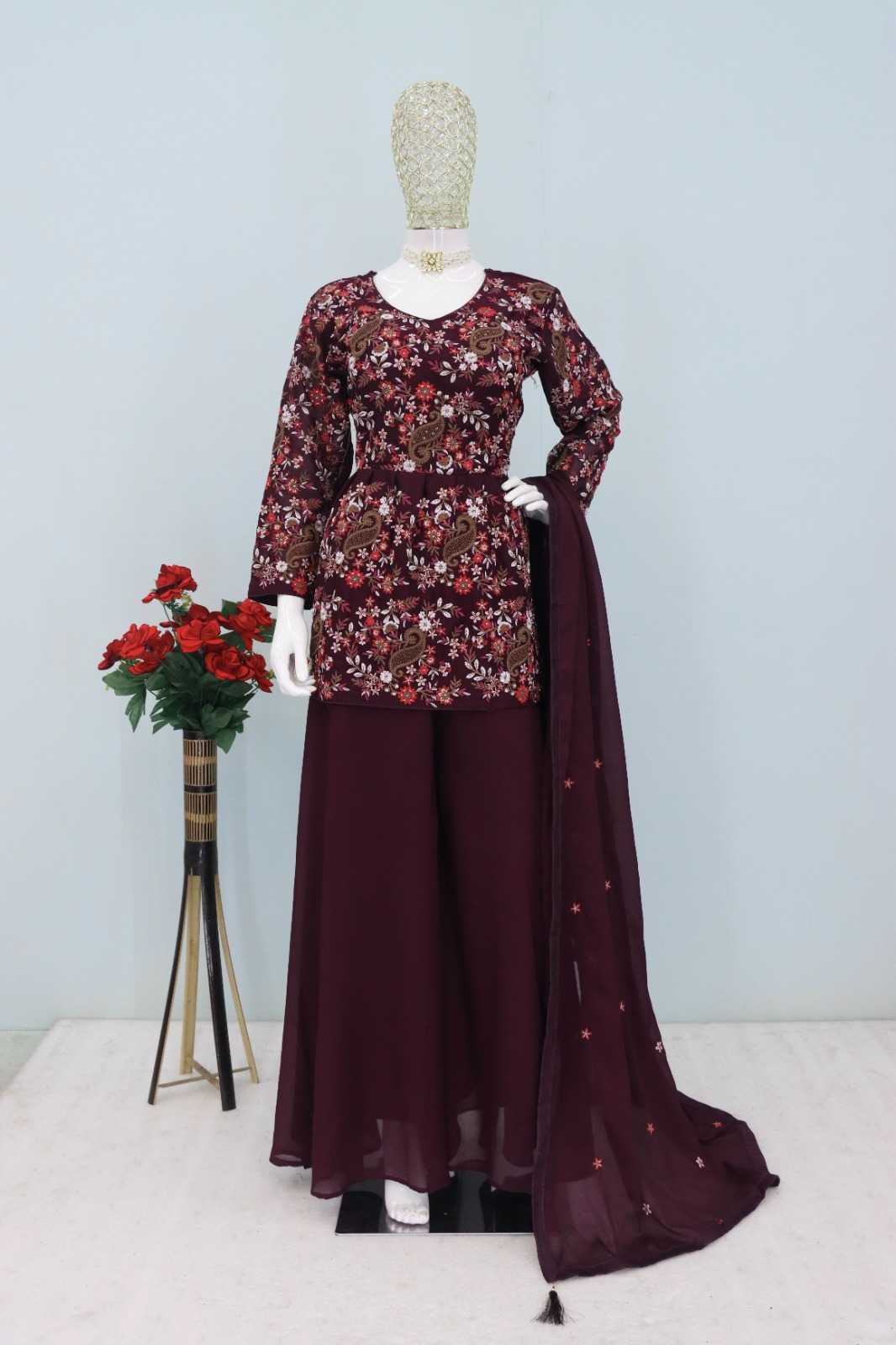 YNF Wholesale Chinon Ladies Suits  | Surat Manufacturer