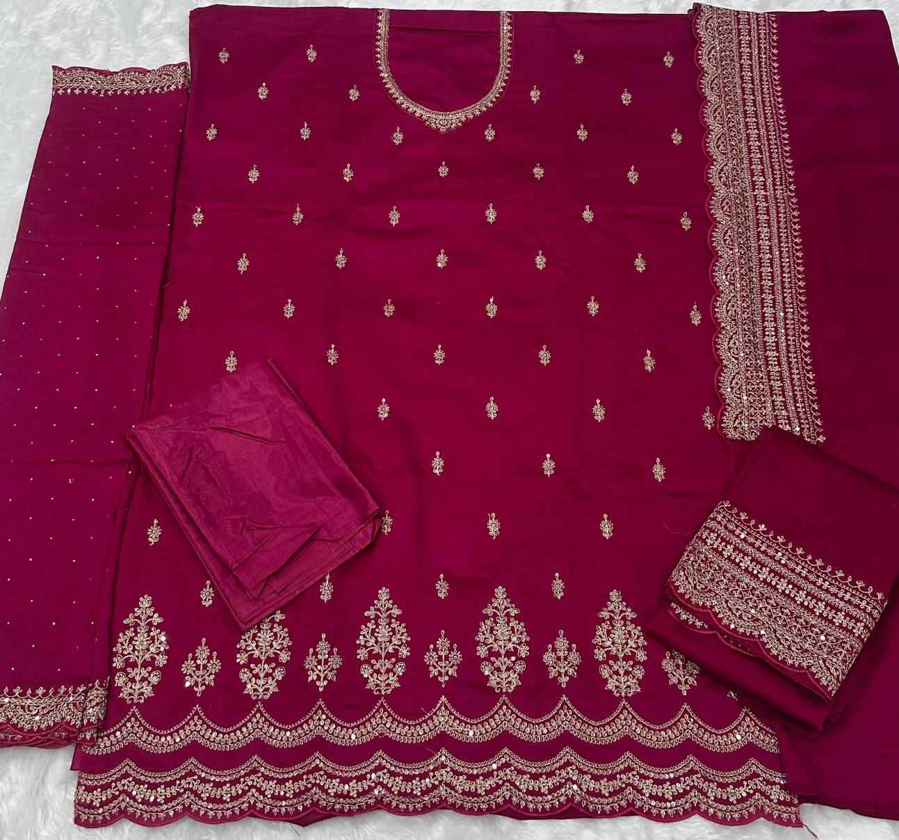 YNF Wholesale Heavy Silk Embroidery Suits  | Surat Manufacturer