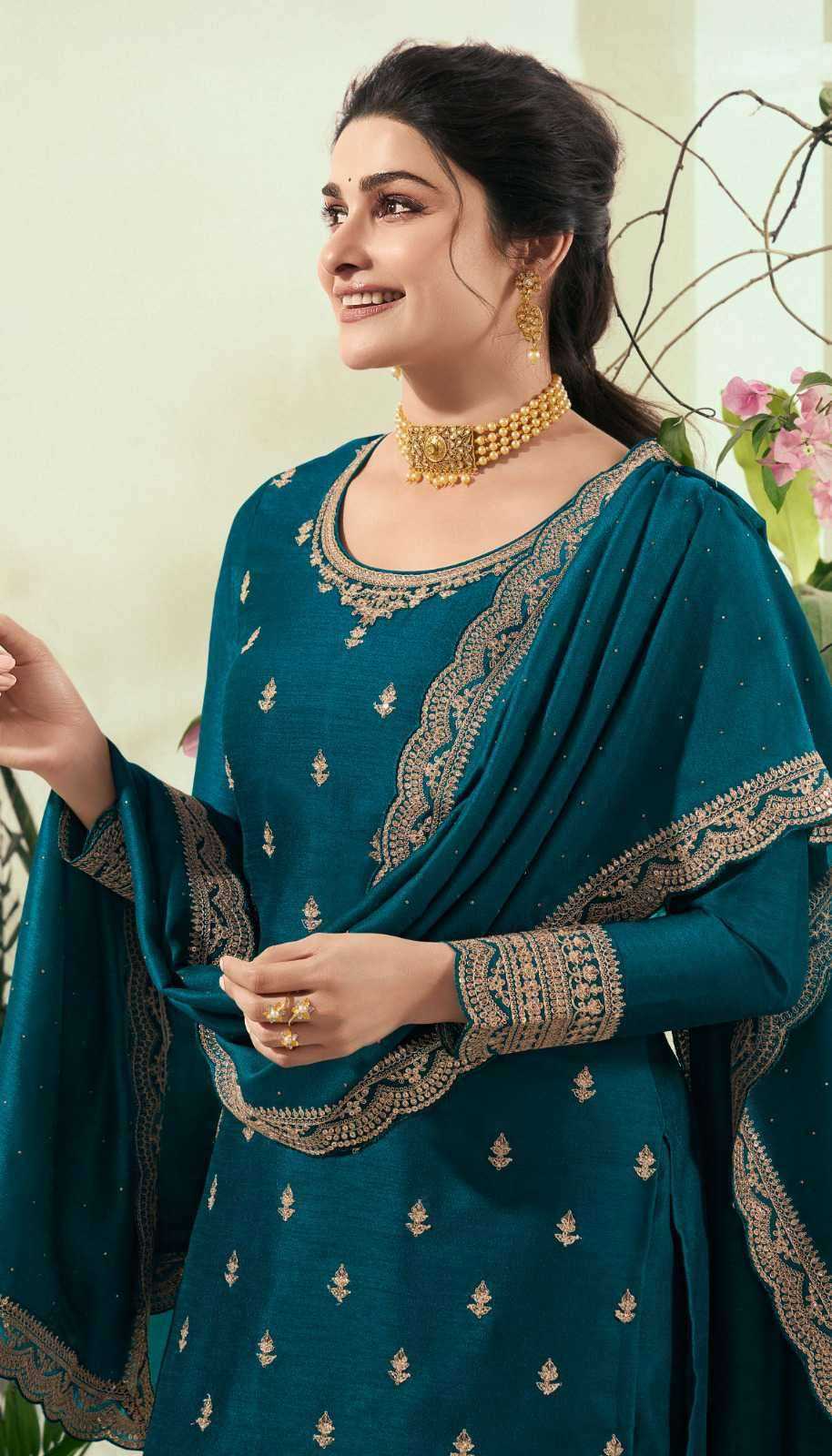 YNF Wholesale Heavy Silk Embroidery Suits  | Surat Manufacturer