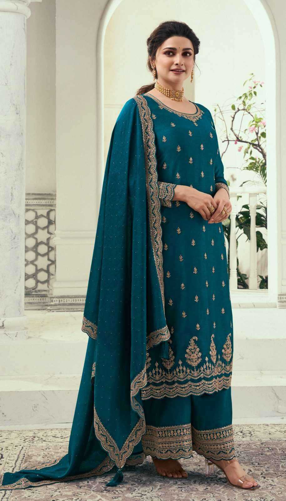 YNF Wholesale Heavy Silk Embroidery Suits  | Surat Manufacturer
