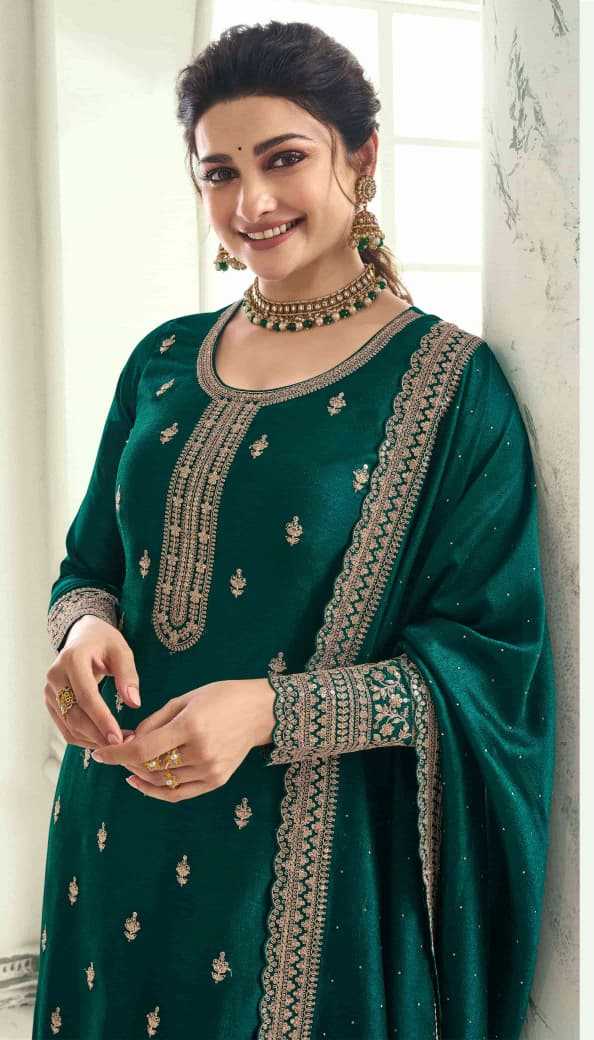 YNF Wholesale Heavy Silk Embroidery Suits  | Surat Manufacturer
