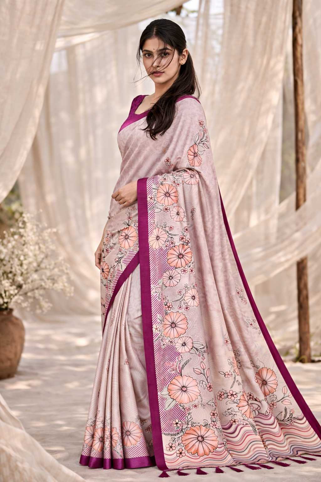YNF Wholesale Tussar Silk Tussar Silk Sarees  | Surat Manufacturer