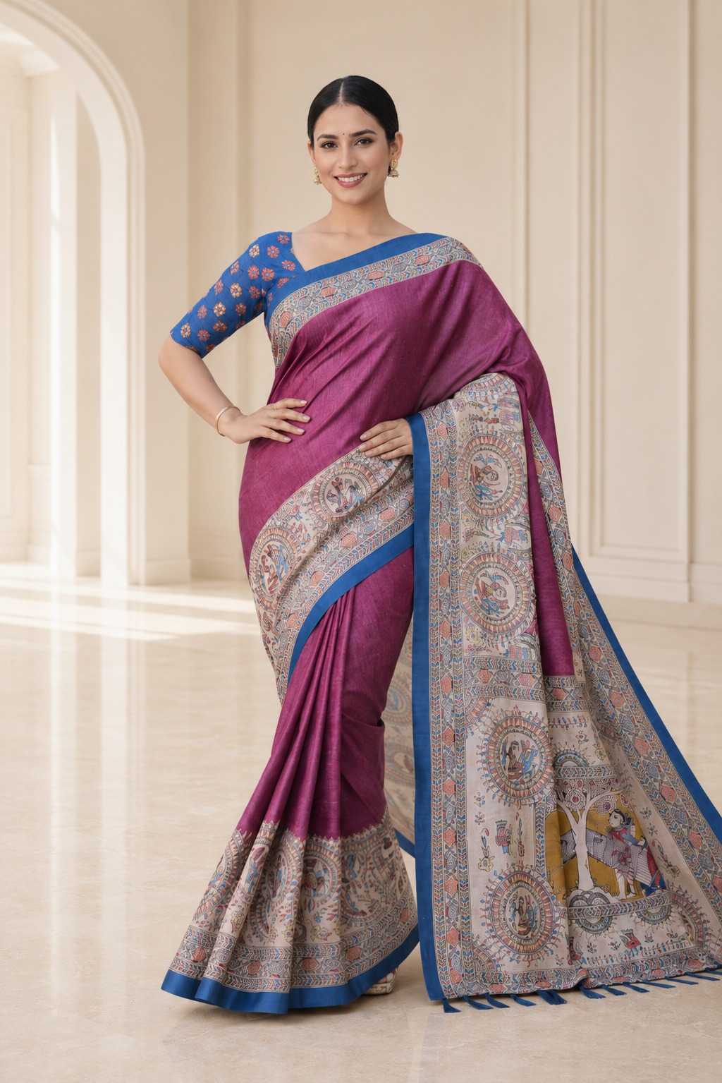 YNF Wholesale Tussar Silk Tussar Silk Sarees  | Surat Manufacturer