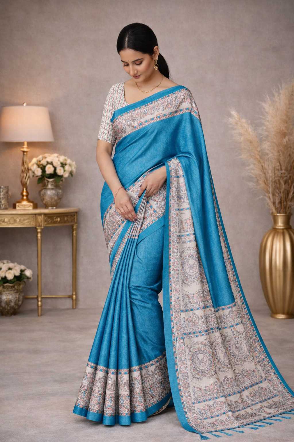 YNF Wholesale Tussar Silk Tussar Silk Sarees  | Surat Manufacturer