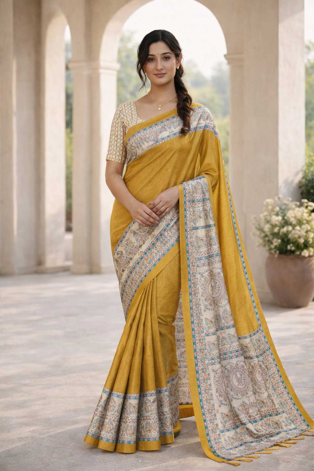 YNF Wholesale Tussar Silk Tussar Silk Sarees  | Surat Manufacturer