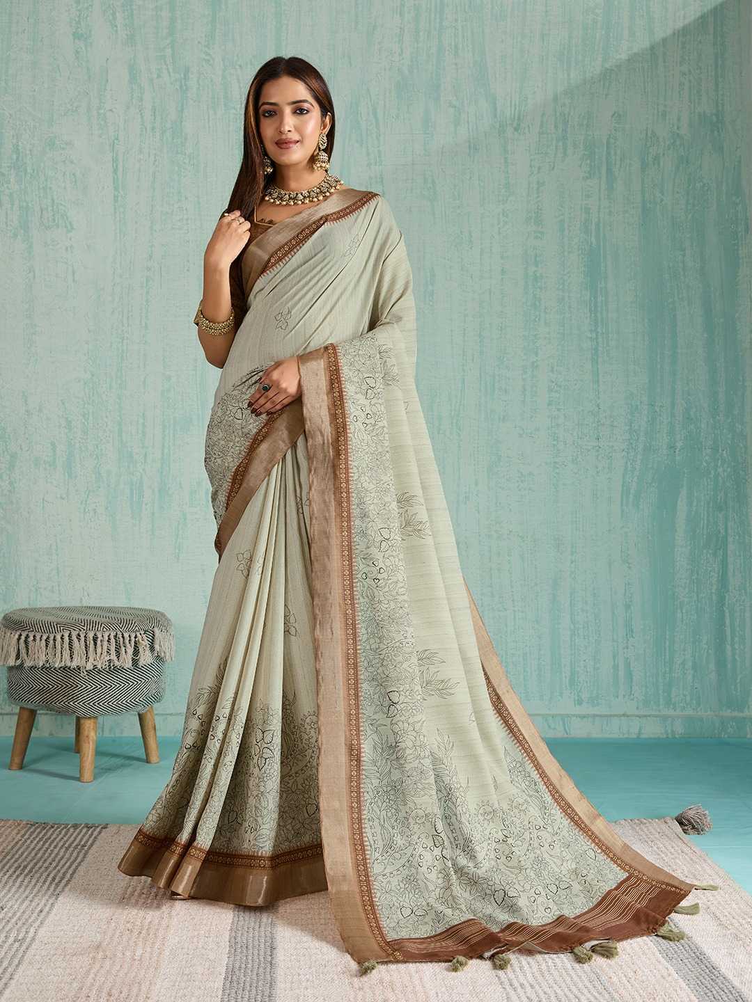 YNF Wholesale Silk Printed Sarees  | Surat Manufacturer