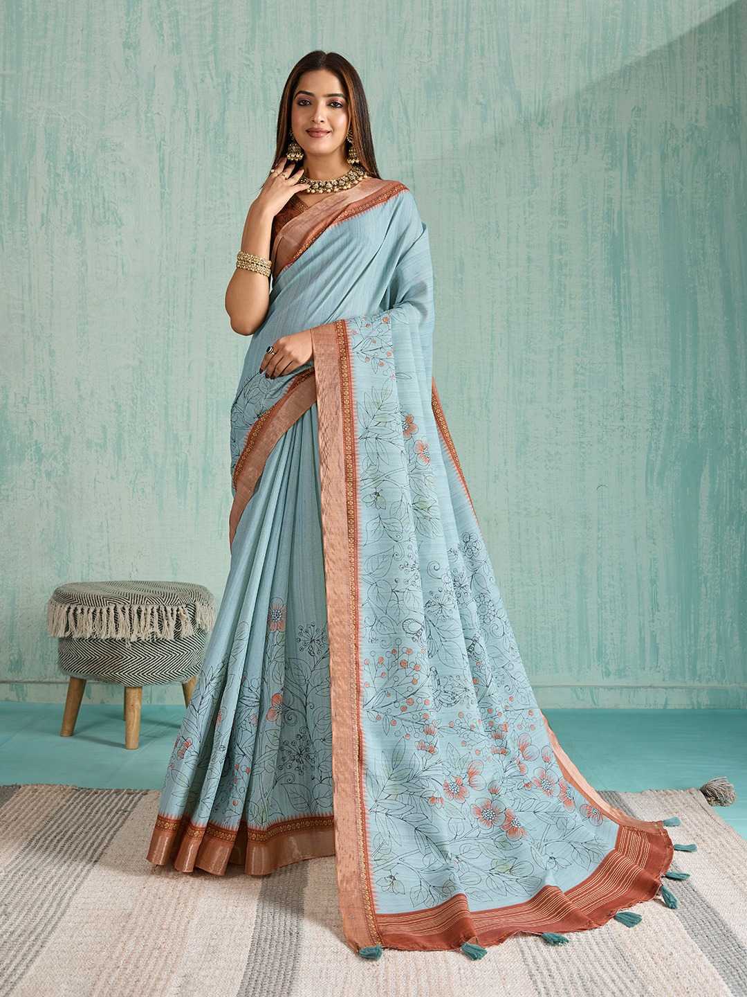 YNF Wholesale Silk Printed Sarees  | Surat Manufacturer