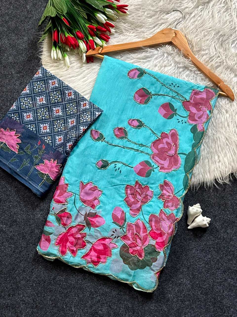 YNF Wholesale Tabby Silk Printed Sarees  | Surat Manufacturer