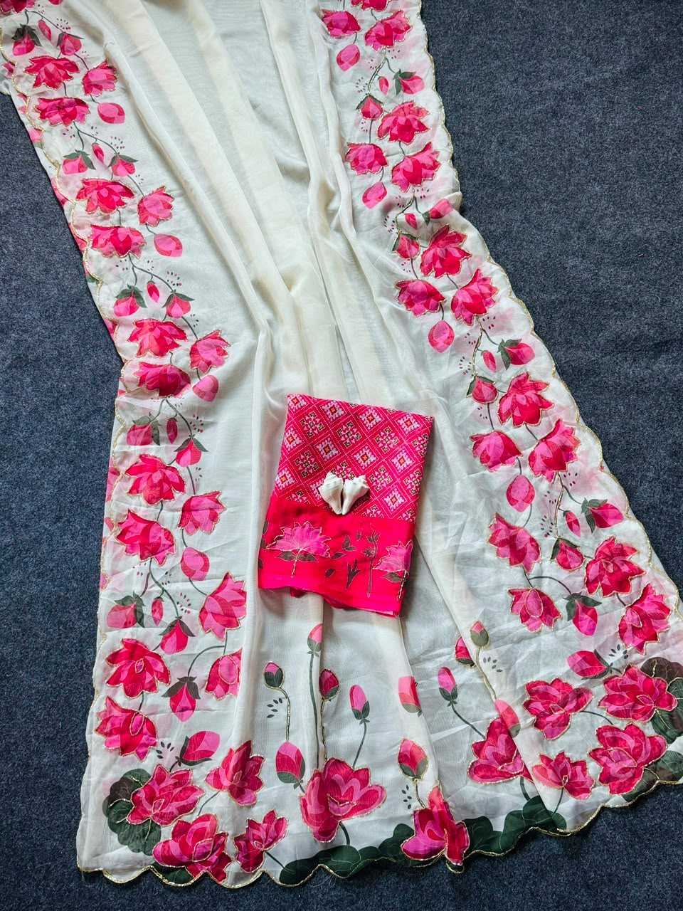 YNF Wholesale Tabby Silk Printed Sarees  | Surat Manufacturer