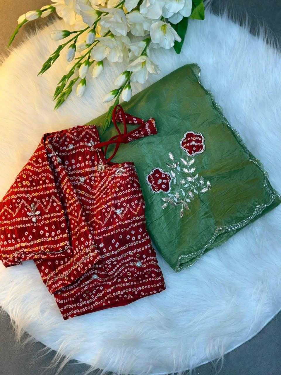 YNF Wholesale Soft Gold Crush Hand Work Sarees  | Surat Manufacturer