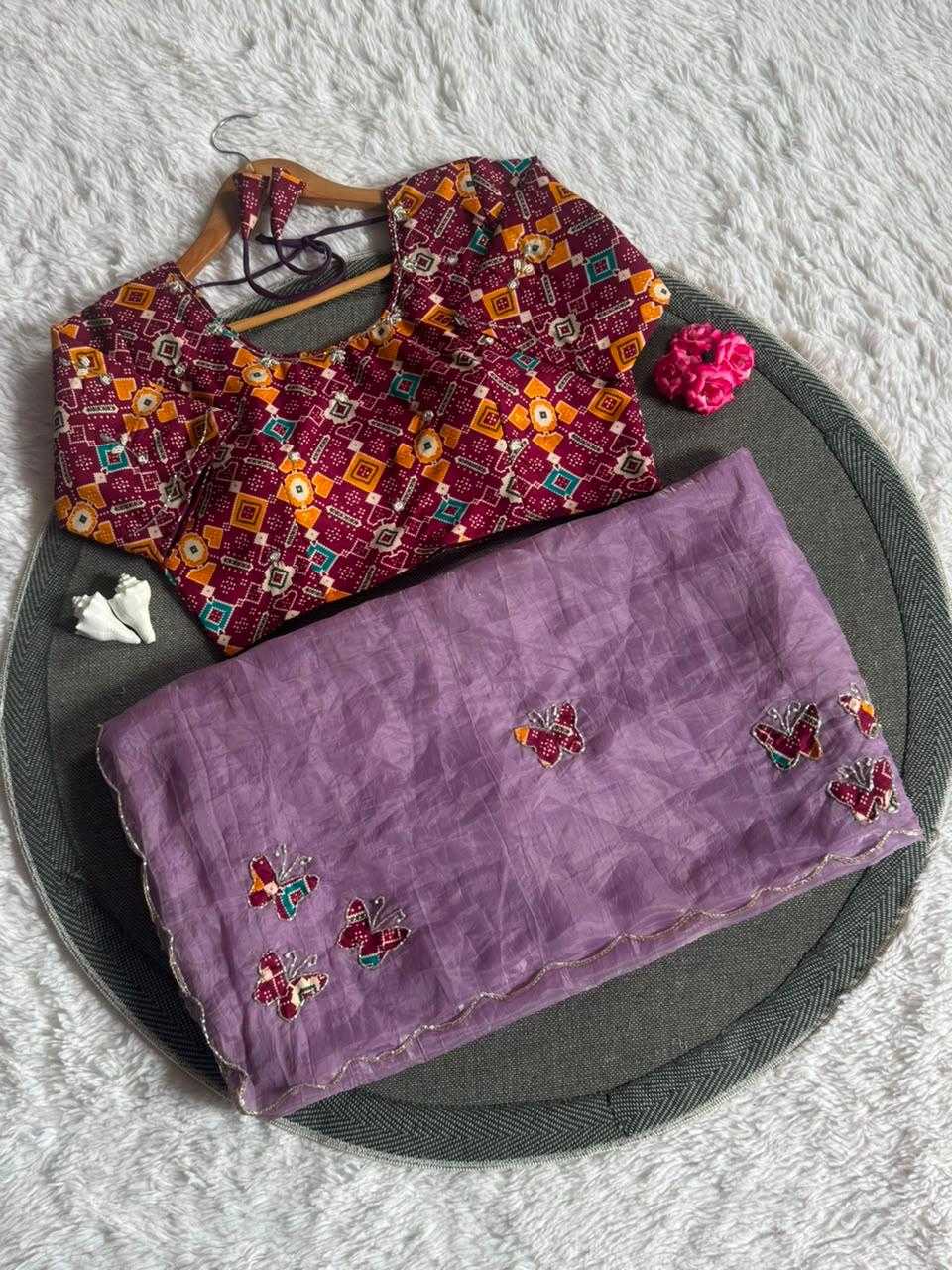 YNF Wholesale Soft Gold Crush Hand Work Sarees  | Surat Manufacturer