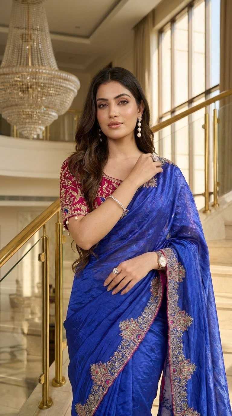 YNF Wholesale Satin Fancy Sarees  | Surat Manufacturer