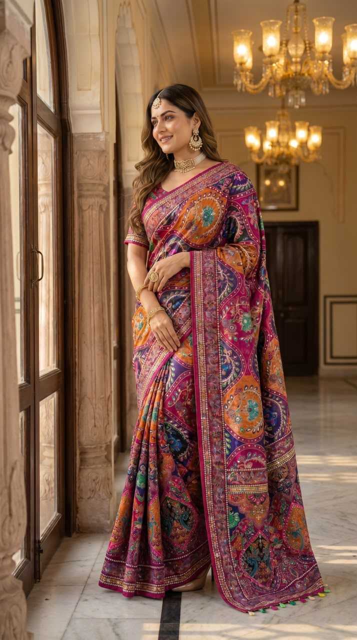 YNF Wholesale Crepe Designer Sarees  | Surat Manufacturer