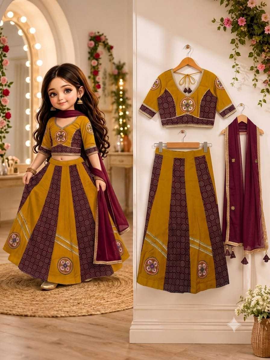 YNF Wholesale Cotton Kids Designer Frock  | Surat Manufacturer