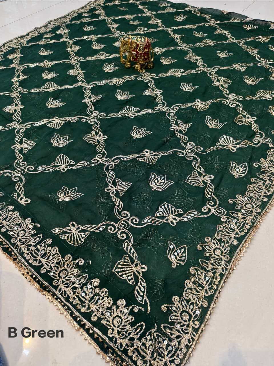 YNF Wholesale Georgette Printed Duppata  | Surat Manufacturer