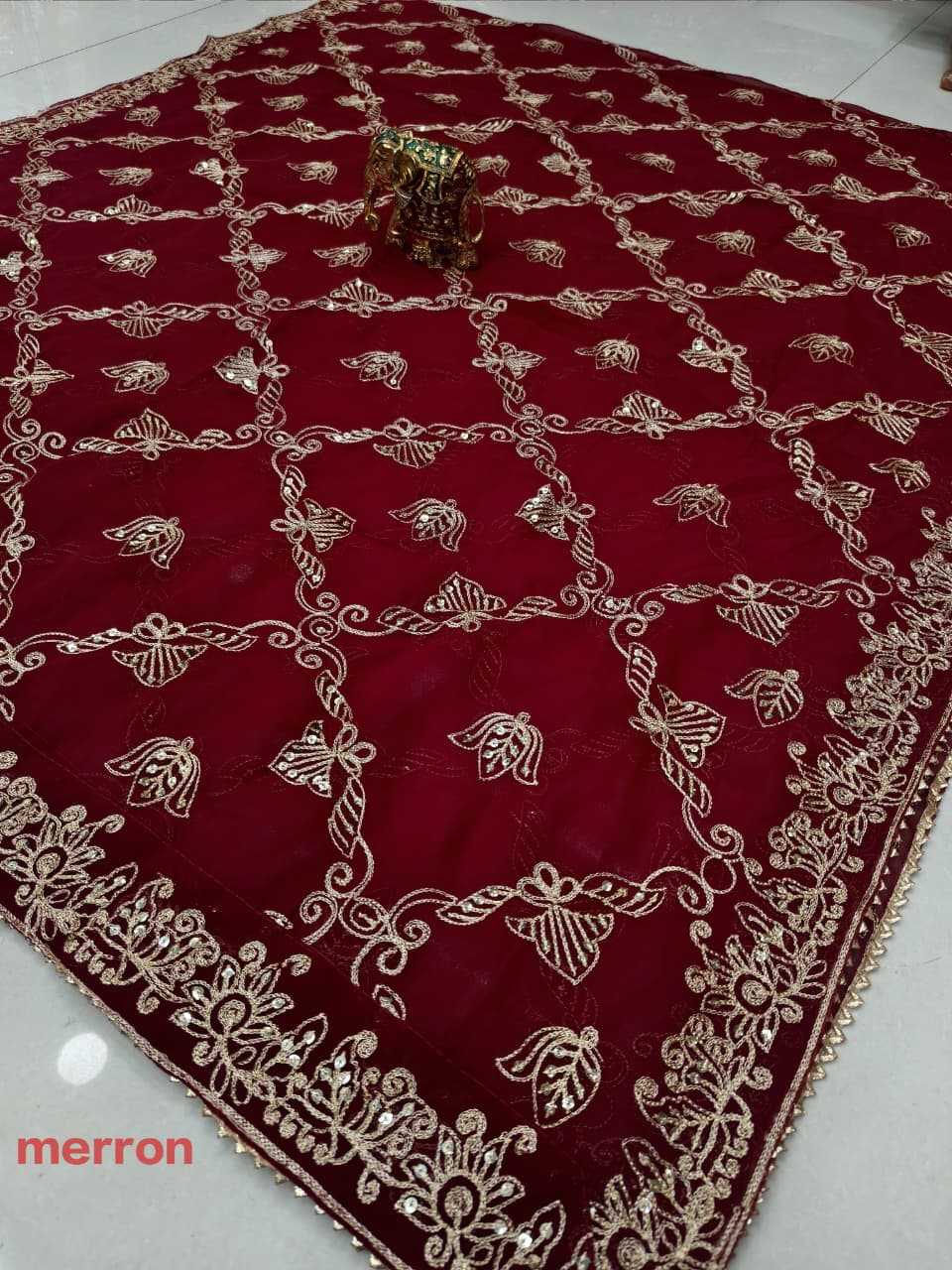 YNF Wholesale Georgette Printed Duppata  | Surat Manufacturer