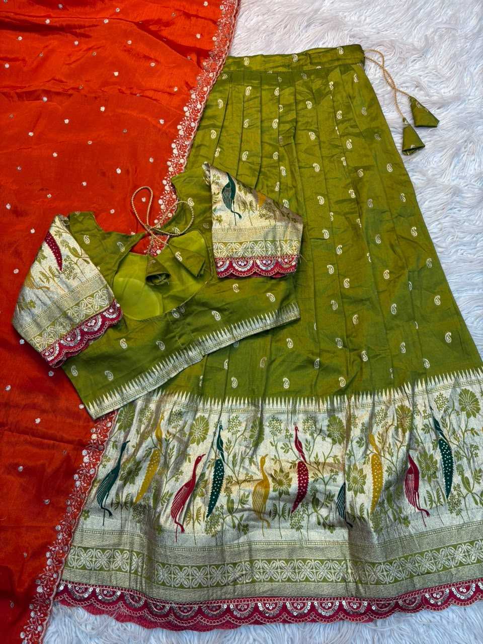 YNF Wholesale Tissue Designer Lehenga  | Surat Manufacturer