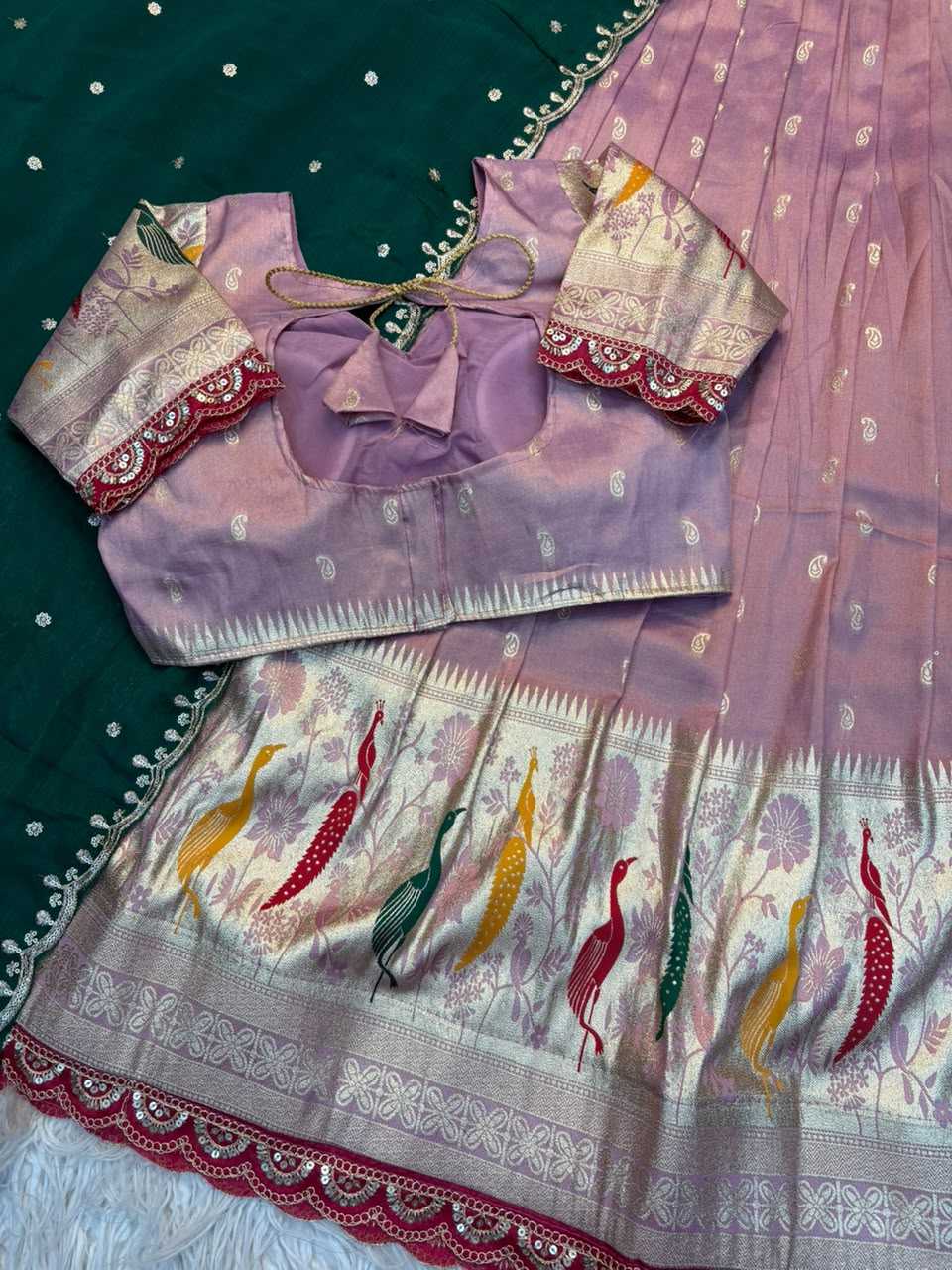 YNF Wholesale Tissue Designer Lehenga  | Surat Manufacturer