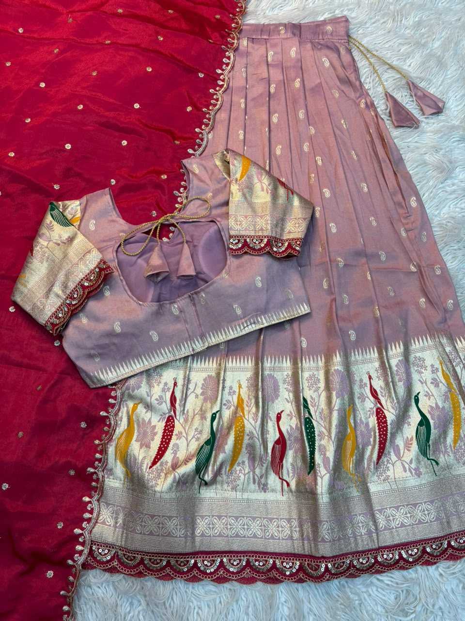 YNF Wholesale Tissue Designer Lehenga  | Surat Manufacturer