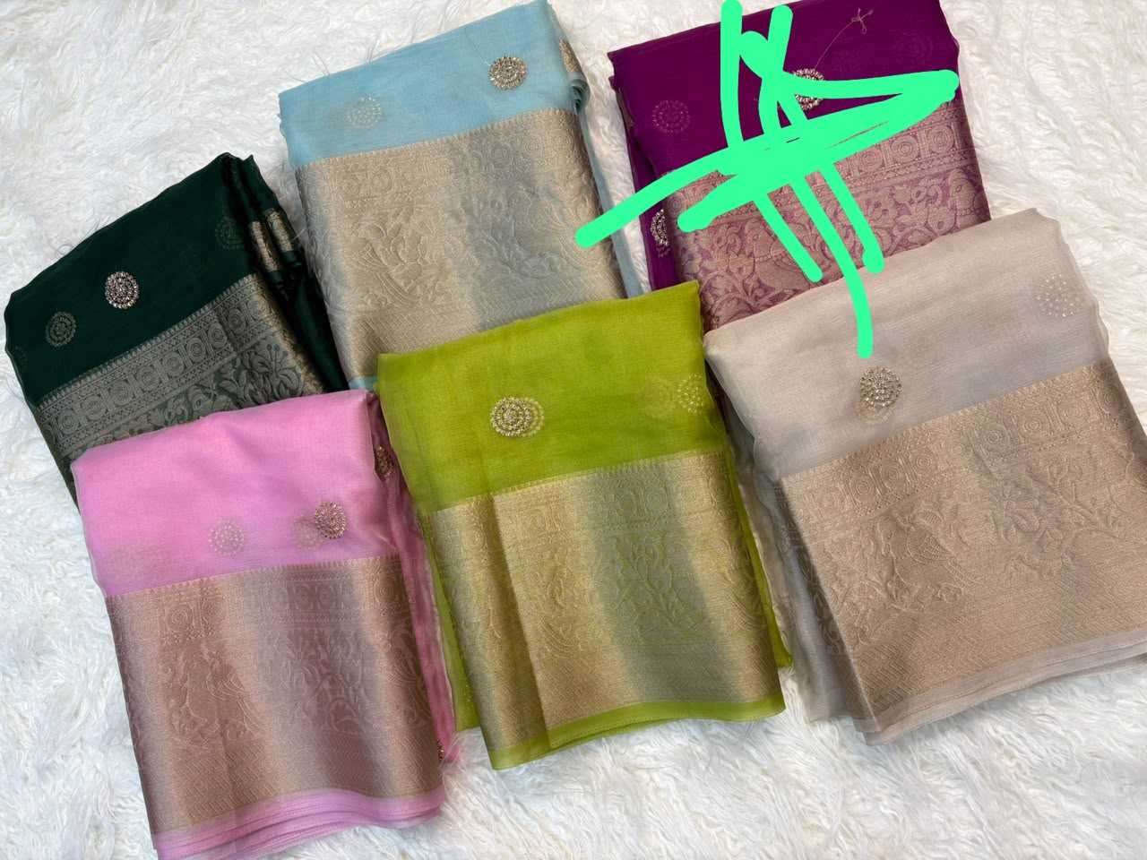 YNF Wholesale Organza Designer Sarees  | Surat Manufacturer