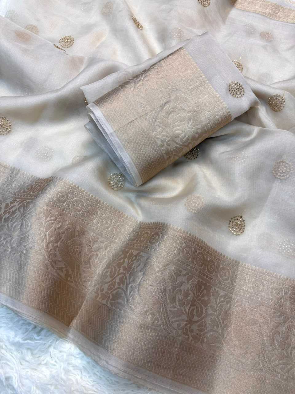 YNF Wholesale Organza Designer Sarees  | Surat Manufacturer